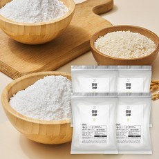 총각쓰떡 습식 멥쌀가루 맵쌀가루 떡용, 4개, 1kg