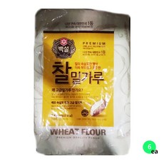 백설 찰밀가루 업소용 3Kg X6, 1