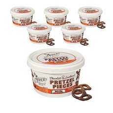 Asher's Chocolates 초콜렛 스무스 커버 프레즐 Chocolate Smoothed Covered Pretzels, 6개, 907g