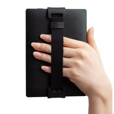 윌비 클립온 포인트 미니 (15 - 15.5cm 용) 핸드폰 이북리더기 핸드 스트랩, 블랙, 1개