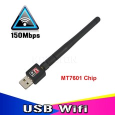 Kebidu 2dBi 안테나 무선 네트워크 카드 디지털 수신기 TV 상자 지원 MT7601 칩 PC 컴퓨터에 대 한 150Mbps USB Wifi 어댑터|네트워크 카드|, 단일, 1개, 단일
