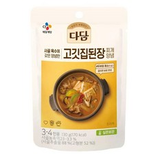 CJ 다담 고깃집된장찌개양념 130g, 12개