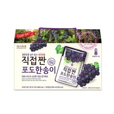 지오스퀴즈팜 직접짠 포도한송이 100ml*20입
