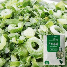 농우 냉동 대파 슬라이스 1kg 가정용 업소용 대용량 파기름 국탕류 볶음, 1개