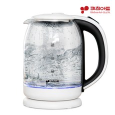 키친아트 쏘렐 내열유리 무선 전기주전자 티포트 1.8L SUS304 LED 램프 EK12, 상세 참조