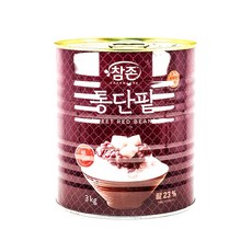 참존 통단팥 3kg (원터치) 빙수팥 빙수 재료, 1개