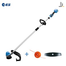 ES산업 무선 예초기 제초기 충전식 잔디깍기 벌초 잡초제거 54V 본체만 BC54S 베어툴