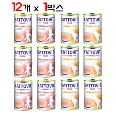 카토빗 캣 드링크 135ml 12개입 신장 요로 개선 고양이음료, 콤보(각 6개씩)