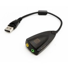 66 컴포트로지스 / USB 7.1 외장형 사운드카드 케이블형 게이밍이어폰 dac 외장형, 단일 모델명/품번