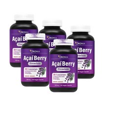캐나다 오로니아 아사이베리 프리미엄 냉동건조 500mg Oronia Acai Berry, 5개, 60정
