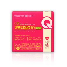 종근당경보 슈퍼 코엔자임Q10 플러스 5중 기능성 코큐텐 60캡슐 혈압 비타민A 비타민C 비타민E 셀렌 약 국 용, 60정, 1개