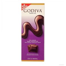 고디바 Godiva Dark Chocolate Bar 72% 카카오 다크 초콜릿 3.1oz(90g) 5팩, 5개