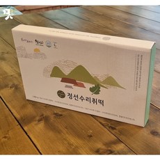 정선 수리취떡 찹쌀떡 인절미 2kg 취떡 (명성수리취떡)