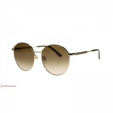 443479 / Gucci Women's Sunglasses GG0206SK 003 Gold Brown Gradient Lens Round 58mm