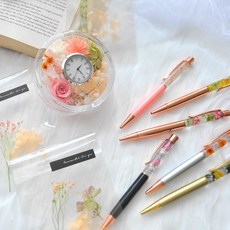 DIY하바리움볼펜만들기세트 하바리움볼펜만들기패키지 하바리움볼펜 수업재료 DIY키트, 순간접착제