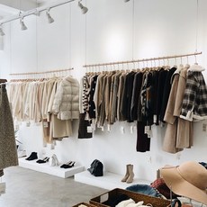 천장 원목 나무 파이프 행거 와이어 행가 옷가게 심플 1단 롱패딩 긴옷 틈새 빈티지 벽걸이 의류 매장, 우드 행거 + 원목색 80cm(와이어 두 개)