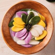 거문도해풍쑥 4색(쌀 쑥 자색고구마 호박) 떡국떡 1kg, 1개