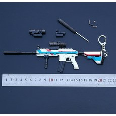 하늘직구ONE 제2의 세계 대탈주 무기 AWMM416M24SKSQBU98KAKM 모형 병기, 22센치M416극속인력거올금속아연합금재질