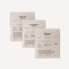 맥파이앤타이거 논카페인_허브차 티백 3종 세트 - 쑥차 / 감잎차 호박차