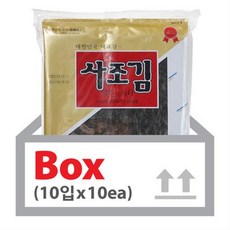 박스 식품 사조 10 27 수산물 푸드 해초 ea, 본품, 10개, 27g