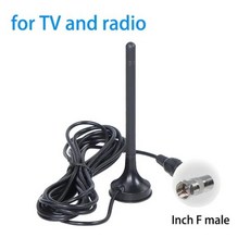 안테나 디지털 TV 라디오 FM 80-868MHz 실내 신호 부스터 증폭기 마그네틱베이스 Omni 홈 수신기 DVB-T2 ISDB DTMB, 4.TypeB Inch F Male, 1개