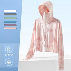 여름 쿨 아이스원단 자외선차단복 여성용 얇고 시원한 자외선 차단 자켓 외투