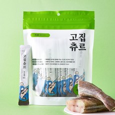 고집츄르 고양이츄르 저염 레시피, 30개, 북태평양 대구, 11g