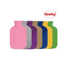 [Fashy]독일생산 파쉬 보온 물주머니/핫팩 2L_면쭈리커버, 퍼플, 색상선택:퍼플