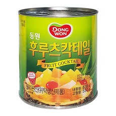 동원 후르츠칵테일 과일통조림, 836g, 1개