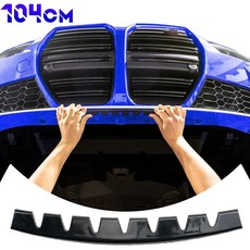 앞 범퍼 긁힘 방지 스키드 플레이트 bmw용 스크래치 방지 충돌 키트 BMW G22 G23 G24 G26 425i 430i 용 프로텍터 스키드 플레이트 DIY, 한개옵션0