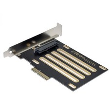M.2 NVME PCIe SSD에서 U.2 U2 SFF8639 키트용 cheang SFF8643 to NGFF PCBA 컨버터 어댑터, Black U.2 SFF-8639 to PCIE X4