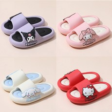 [정품] 산리오 캐릭터 사이드 eva 슬리퍼/거실화(230-250mm) 4color
