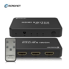 아크로넷 VDK-HD301 HDMI 선택기 3포트 4K 60Hz HDR