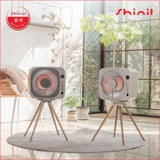 신일 레트로 하이라이트 에코 팬 큐브 가정용 히터