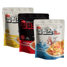 [더다믐] 김치부각 김칩스 10봉 초특가, 오리지널4봉+해물맛3봉+매운맛3봉, 1개, 40g