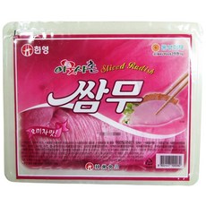 한영식품 한영 이웃사촌 쌈무 무쌈 오미자맛 2.7Kg 이강산닷컴, 1개