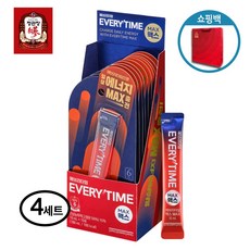 정관장 에브리타임 맥스 쇼핑백 증정 - 인삼농축액 활력 밸런스핏 선물세트, 4개, 10개입, 10ml