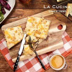 라쿠치나(LA CUCINA) 라쿠치나 이탈리아식 냉동사각피자 페퍼 스테이크 120g, 1개