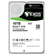 씨게이트 엔터프라이즈 하드 드라이브 ST10000NM0086 10TB Exos X10 256MB SATA 3. 5인치 6 Gbs - 10tb하드