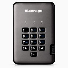 일본직발송 3. iStorage diskAshur PRO2 SSD 안전한 휴대용 솔리드 스테이트 드라이브 - FIPS 레벨 2 인정, One Color, 상세 설명 참조0