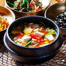야채 2인분 집밥 B의식탁 두부 된장찌개 밀키트 된장, 1개