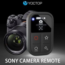 카메라호환 리모컨 셔터버튼 A7M4 A6400 RMT-P1 RX100 A7RM3 ZV-1 OLED 화면이있는 소니 에 대한 원격 제어, 1개