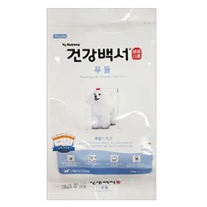 푸들전용 건강한 반려견 강아지사료 1.2kg 강아지건식 영양섭취, 1개