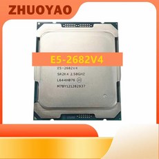 CPU 교체 호환 XEON E5 2682 V4 프로세서 16 코어 25GHz 40MB L3 캐시 120W SR2K4 LGA 20113 E52682V4, 한개옵션0