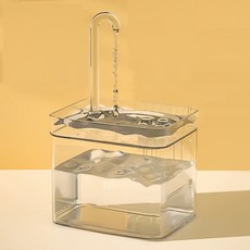 고양이정수기 USB 1.5L 자동순환식수기, 1.5l 투명하다, 1개