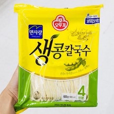 오뚜기 생콩 칼국수면 (4인) 600g x 2개, 아이스보냉백포장