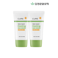 김정문알로에 [김정문알로에] 큐어 스플래쉬 쿨링 선크림 40ml 2개