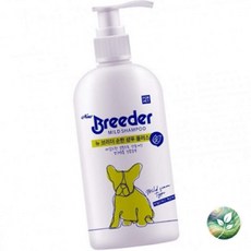 브리더 순한 강아지 뉴 샴푸 플러스 500ml 애견 미용 용품 애완, 1개
