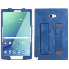 스냅케이스 갤럭시탭A6 10.1 2모델(S펜) 퀵백 후면가죽케이스, 퀵백후면가죽케이스-블루워터