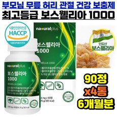 보스웰리아정 보스웰릭산 AKBA KBA 비타민D 해조칼슘 부모님 노인 50대 60대 관절 뼈조직 보스웰라 6개월분 모노 다이 트라이 페르펜 연골 손목 발가락 발목 손가락 운동선수 추천, 4개, 상세페이지참조